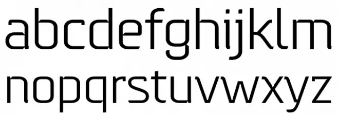 GepesteV Font LOWERCASE