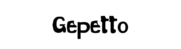 Gepetto  Descarca Fonturi Gratis