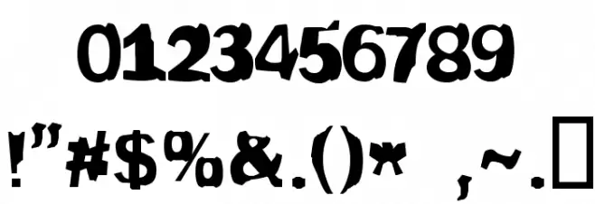 Gepetto Font OTHER CHARS