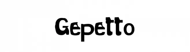 Gepetto  フリーフォントのダウンロード