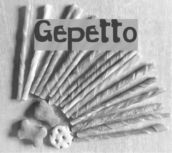 Gepetto Font examples