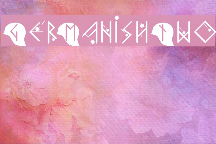 GerManishTwo Font examples