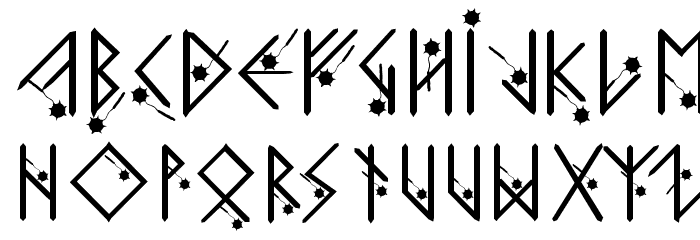 GerManishTwo Font LOWERCASE