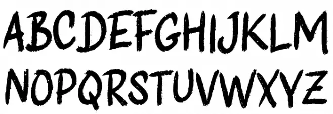 Gerak Schriftart Groß