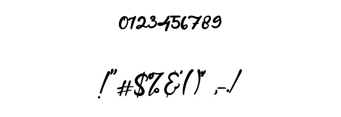 Gerald Townson Font OTHER CHARS