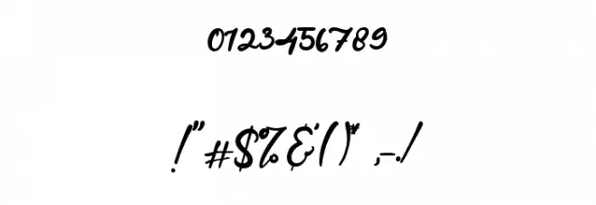 Gerald Townson Font OTHER CHARS