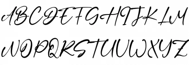 Gerald Townson Schriftart Groß