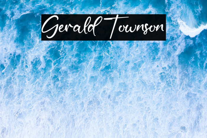 Gerald Townson Example 3