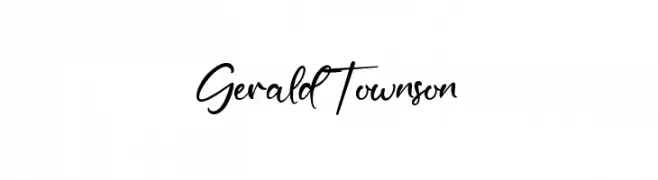 GeraldTownson  免费字体下载