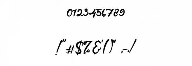 GeraldTownson Font OTHER CHARS