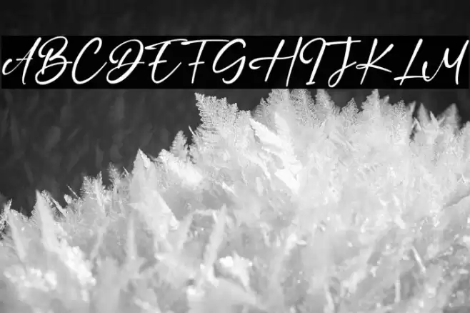 GeraldTownson Font examples