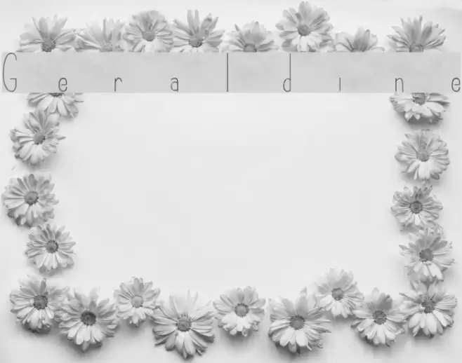 Geraldine Font examples