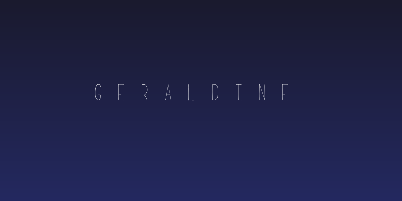 Geraldine Social Header