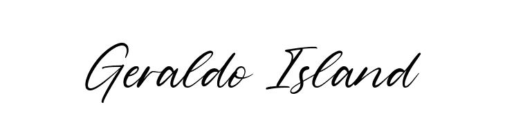 Geraldo Island  Free Fonts Download