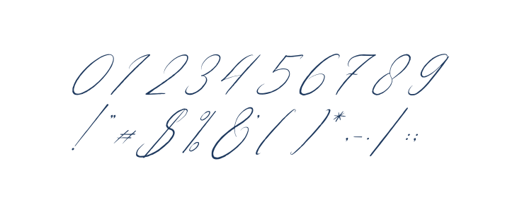 Geraldyn Brushko Italic Other Characters