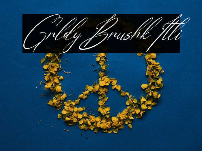 Geraldyn Brushko Italic Example 2