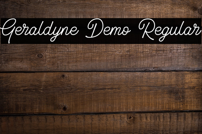 Geraldyne Demo Regular Example 2