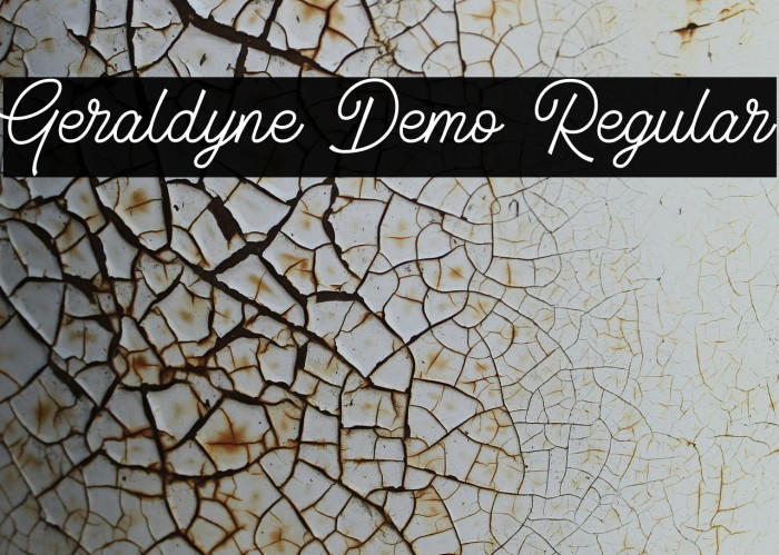 Geraldyne Demo Regular Example 3