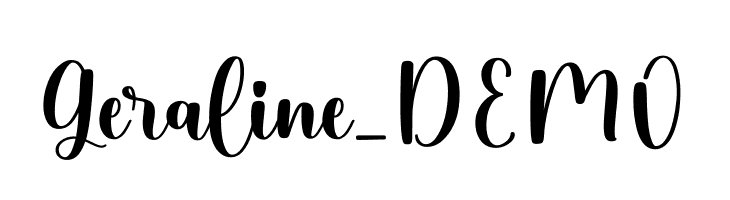 Geraline_DEMO  font caratteri gratis