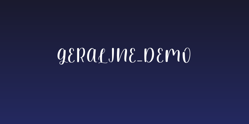 Geraline_DEMO Social Header