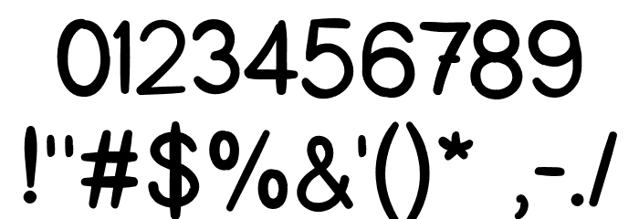 GeralitaRegular Font OTHER CHARS