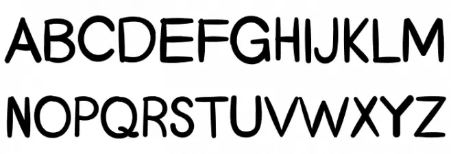 GeralitaRegular 字体 大写