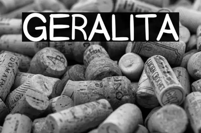 Geralita Font examples