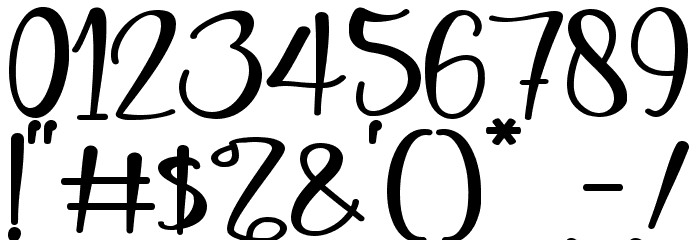 Gerallydine Font OTHER CHARS
