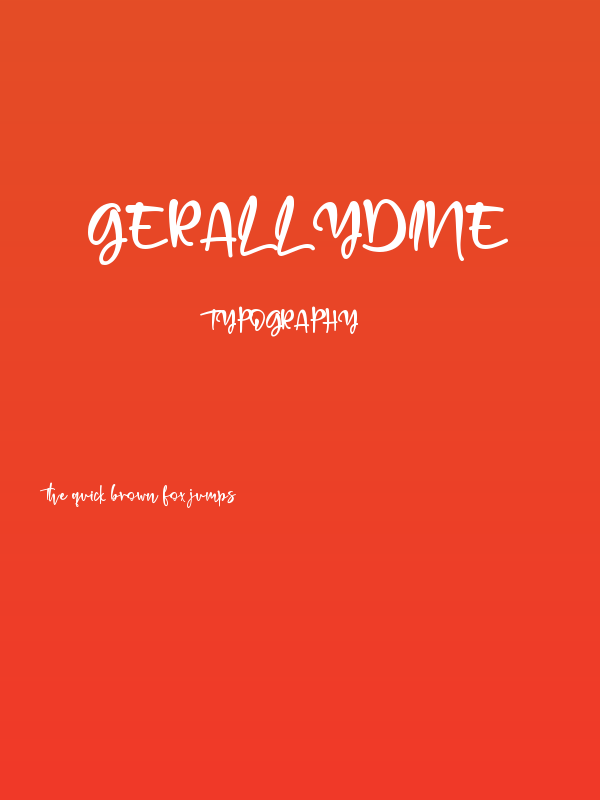 Gerallydine Poster