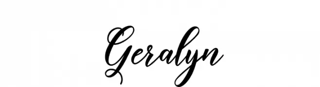 Geralyn  لخطوط تنزيل