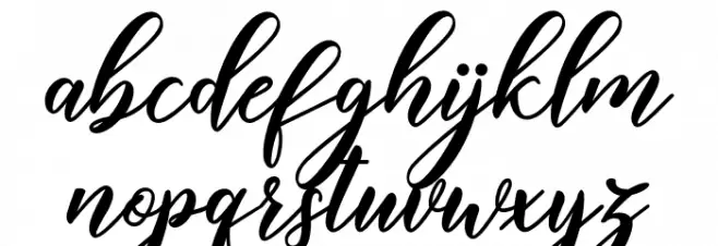 Geralyn Font Litere mici