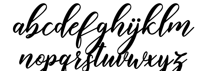 Geralyn Font LOWERCASE