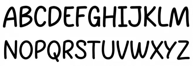 Geranium フォント 大文字