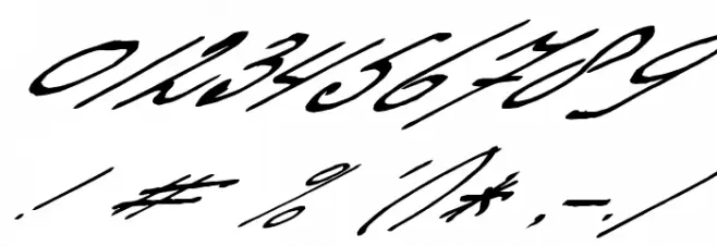 Gerards Gold Font OTHER CHARS