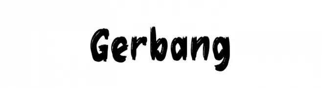 Gerbang  免费字体下载