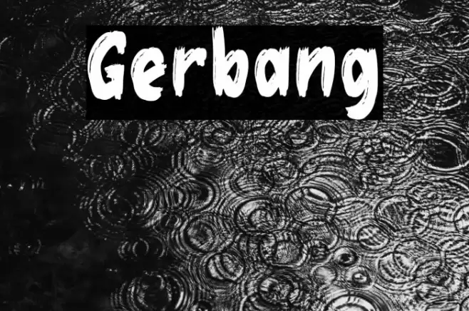 Gerbang Font examples
