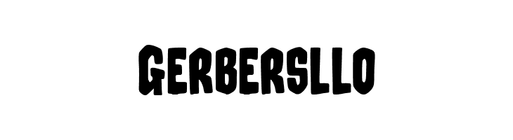 Gerbersllo  Frei Schriftart Herunterladen