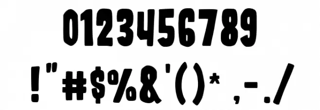 Gerbersllo Font OTHER CHARS