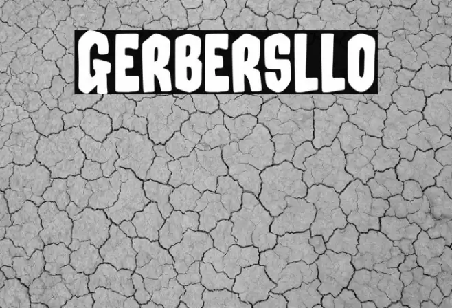 Gerbersllo Font examples