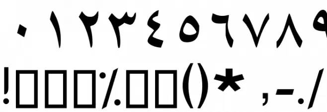 Gerd II Font OTHER CHARS