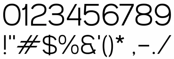 Gerhana Matahari Font OTHER CHARS