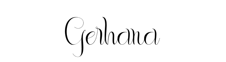 Gerhana  フリーフォントのダウンロード