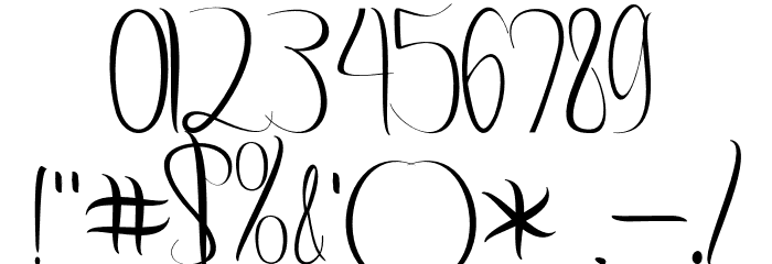 Gerhana Font OTHER CHARS