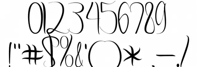 Gerhana Font OTHER CHARS