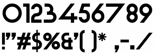 Gerhaus Font OTHER CHARS