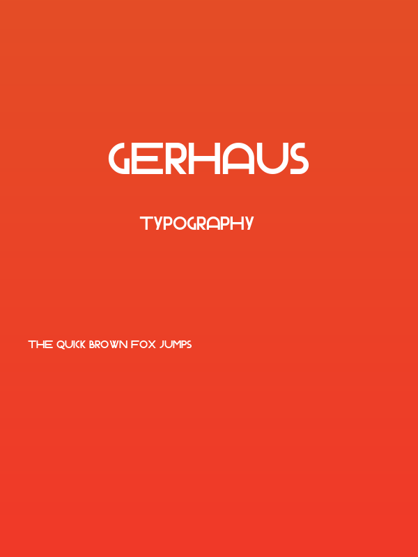 Gerhaus Poster