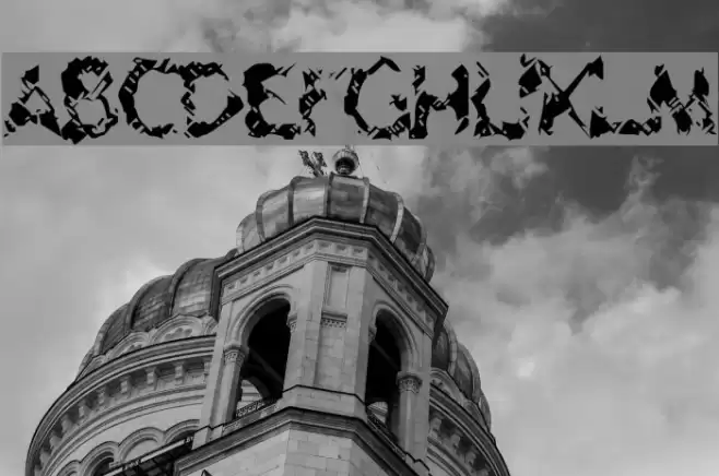 Geriatric Font examples