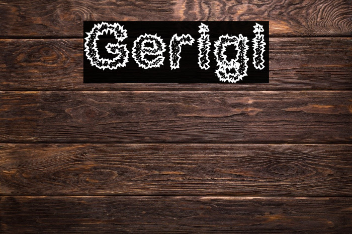 Gerigi Font examples