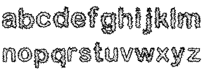 Gerigi Font LOWERCASE