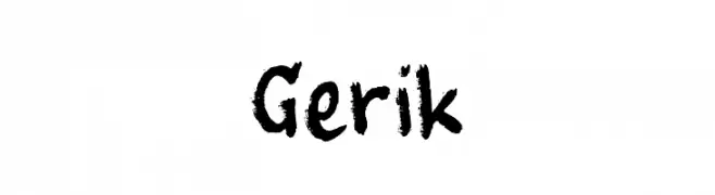 Gerik  Fuentes Gratis Descargar